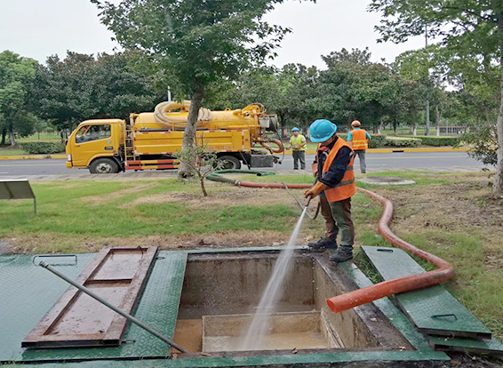 福田化油池清理